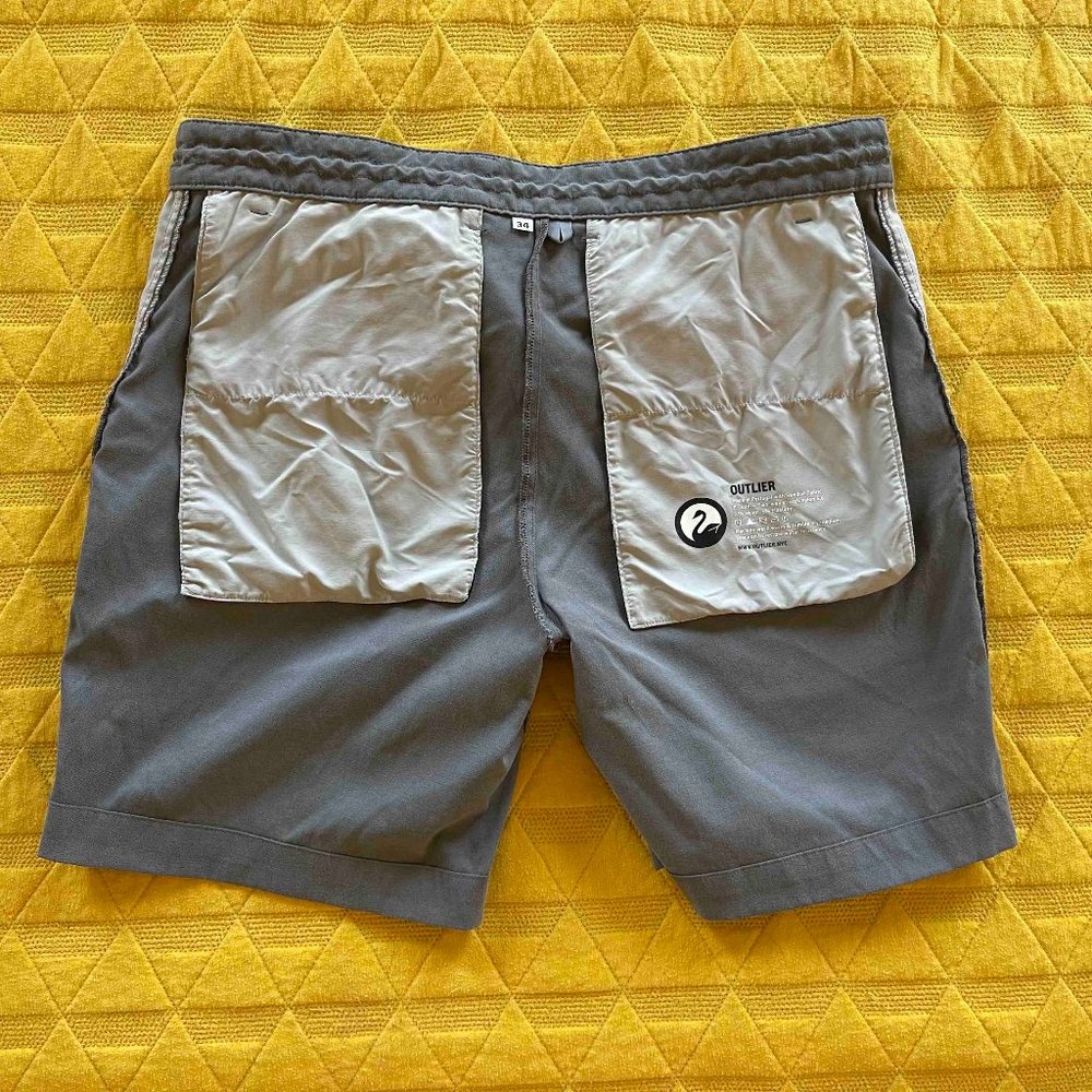 Outlier New Way Shorts (34, Grey)